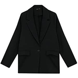 DeFacto Blazer pour femme, Noir, 36