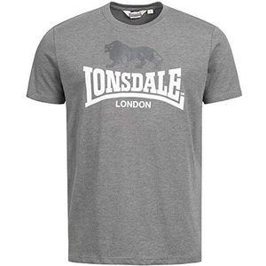 Lonsdale Gargrave T-shirt voor heren, Marl Stone