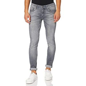 7 For All Mankind Ronnie Tapered Stretch Tek Wanderlust Jeans heren, grijs.