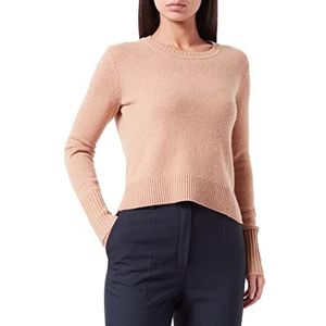 HUGO Sbasa Knitted_dames sweater, licht/pastel bruin232, M, Licht/Pastel Brown232