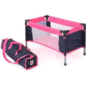 Bayer Chic 2000 652-84 babypoppenreisbed, roze confetti, maat L