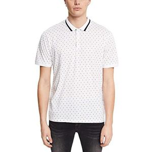 Esprit Poloshirt voor heren, 113/gebroken wit 4, M, 113/Off White 4.