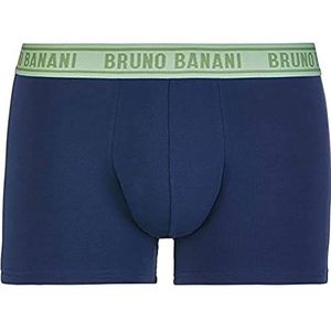 Bruno Banani Auvent uni Court Boxeur ajusté, Navy/Mint, XXL Homme