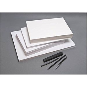 Clairefontaine 21693C tekenpapier schetspapier – 250 vellen wit tekenpapier met zeer lichte korrel, 24 x 32 cm, 90 g, ideaal voor tekeningen en schetsen, potlood, vilt of voetruimte