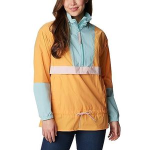 Columbia Boundless Trek Veste Coupe-Vent Femme, Sunset Peach, Aqua Haze, Rose Poudré, S