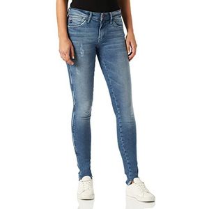 Mavi Adriana Jeans voor dames, Mid Brushed Glam 26460