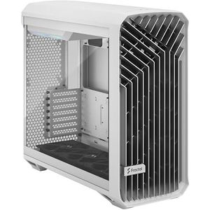 Fractal Design Torrent RGB White – Clear Tint Tempered Glass Panels – Open Grid voor maximale luchtintake – twee 180 mm RGB PWM en drie 140 mm RGB-fans inbegrepen – ATX Airflow Mid Tower PC Gaming