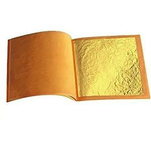 SIM GOLD LEAF 100 bladgoud, 18 mm x 18 mm, eetbaar voedsel, 24 karaat
