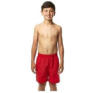 Speedo Challenge Waterbroek voor jongens, 15 inch, Brandweerlogo rood/wit gestreept