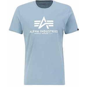 ALPHA INDUSTRIES Basic T-shirt voor heren, Grijs (134)