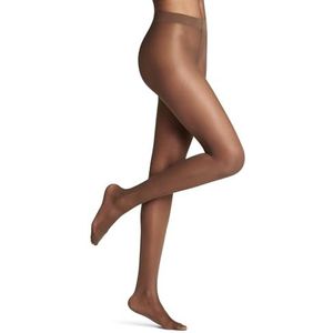 FALKE Dames Pure Matt 20 DEN transparante panty mat effen elegante riem comfort zonder druk op de taille stop-mesh aan de tenen fijn garen zacht duurzaam 1 paar, Bruin (Espresso 5188) nieuw -