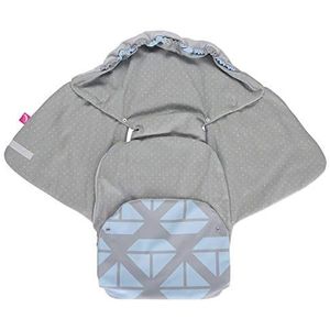 Mother hood Babysoftshell deken voor babyzitje, autostoel, Maxi-Cosi, Romeinen en andere merken, ideaal voor kinderwagens, fietsaanhangers, buggy, blauwe boten