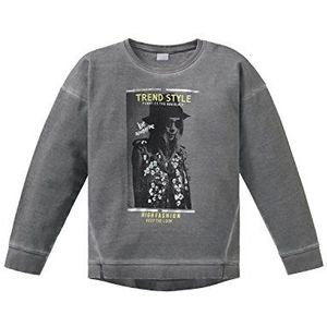 Schiesser Modieus blog-sweatshirt voor meisjes, donkergrijs (205)