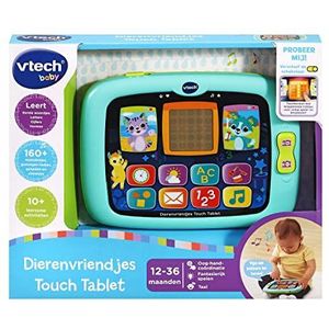 VTech 80-151472 touchscreen tablet voor baby's, dieren, vrienden, educatief speelgoed, ontdek letters, cijfers en vormen, 12 tot 36 maanden (Nederlandse versie)
