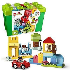 LEGO 10914 Duplo Classic La Box bouwstenen met opslag, educatief speelgoed voor baby's vanaf 1 jaar