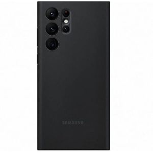 Samsung Beschermhoes voor S22 Ultra Smart Clear View, zwart