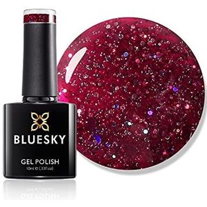 Bluesky Scarlett Blz35 Gelnagellak, glanzend, glanzend, rood, scharlakenrood, langdurig, splinterbestendig, 10 ml (vereist uitharding onder uv- en ledlamp)