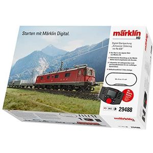 Märklin 29488 Digitale lanceringskit ""Zwitserse goederentrein met elektrische locomotief Re 620"" Trein H0 Sound Multifunctionele spoorwegmodelbouw met rail Mobile Station C 1:87