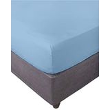 Miracle Home Verstelbaar elastisch hoeslaken, 150 cm, blauw (celeste)