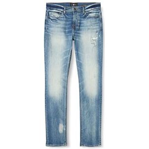 7 For All Mankind JSPDC120 Jeans, lichtblauw, regular heren, lichtblauw, één maat, lichtblauw