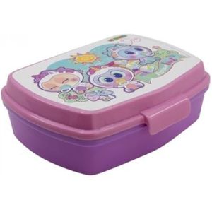 ALMACENESADAN; 5463 - Terug naar school pakket en cadeau; bestaande uit een veelkleurige rechthoekige broodtrommel, herbruikbaar product, BPA-vrij (KSmeritos)