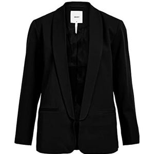 Object Objlisa L/S Blazer Noos Damesblazer, zwart.