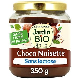 Jardin BiO étic - Chocoladepasta hazelnoot glutenvrij - biologisch - glutenvrij - AB-gecertificeerd - 350 g pot