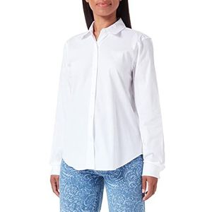 HUGO The Essential Shirt Blouse voor dames, wit 100