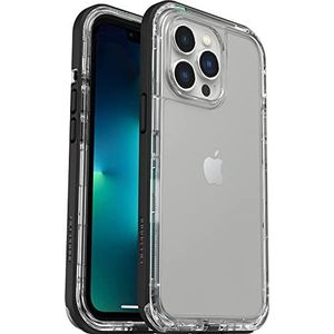 LifeProof Voor Apple iPhone 13 Pro, dunne hoes, valbestendig, stof- en sneeuwbestendig, Next-serie, Transparant/Zwart