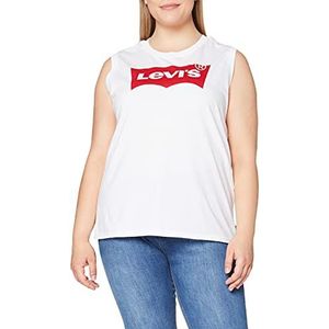 Levi's on Tour Tanktop voor dames, Red Hsmk Tank White