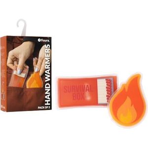 Fisura Originele Survival Handwarmers, Handwarmers, Handwarmers, Handwarmers, Handwarmers, Herbruikbare Handwarmers, Outdoor Activiteiten, Set van 2