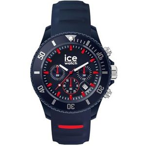 Ice-Watch - ICE chrono - gemengd horloge met kunststof band (medium), Blauw (rood)