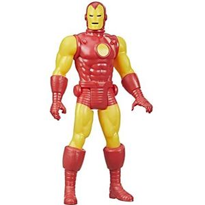 Hasbro Marvel Legends, retro 375 Iron Man verzamelfiguur, 9,5 cm