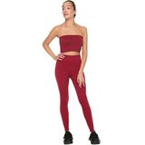 Trendyol Gebreide yogabroek voor dames, Bordeaux
