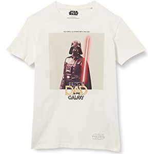 Cortefiel Star Wars T-shirt met korte mouwen voor heren, Wit.