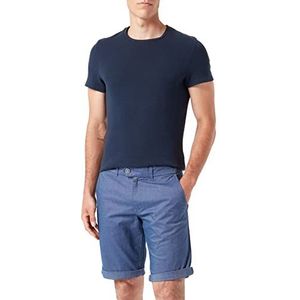Timezone Jannotz Slim Shorts voor heren, Blauw Minimaal