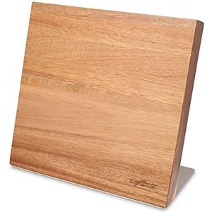Zyliss Magnetisch messenblok E920281 bruin hout flexibele magnetische opslag voor keukenmessen voor eenvoudige bediening alleen handwas