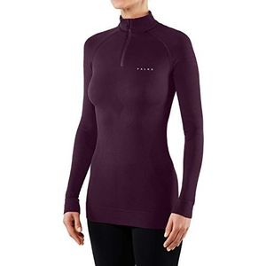 FALKE Functioneel shirt met lange mouwen, functioneel shirt voor dames, zwart, ademend, voor sport, super warm, sneldrogend, bij koude tot zeer koude temperaturen, 1 stuk, Paars (Vendetta 8704)