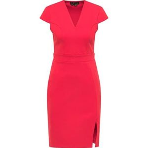 faina Dames kokerjurk 19222963, Rood