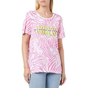 KEY LARGO Club Round T-shirt voor dames, Snoep Roze