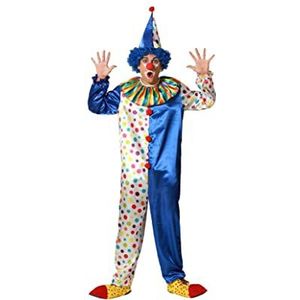 Atosa Kostuum Clown Harlequin volwassenen XS