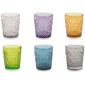 Villa d'Este Home Tivoli Marrakesh 6 glazen multicolor, 240 ml