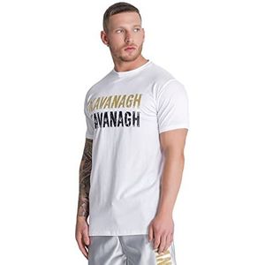 Gianni Kavanagh White Heren T-Shirt Rebellion, Wit.