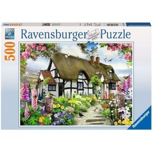 Idyllische Cottage Puzzel (500 Stukjes)