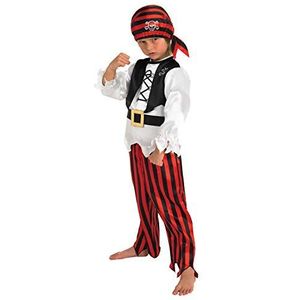 Rubie's Officieel kostuum voor kinderen, piraten, maat L, 7-8 jaar