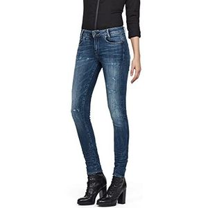G-STAR RAW D-STAQ Skinny jeans voor dames, 5-pocket, blauw (medium leeftijd 9136-8918)
