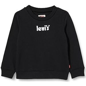 Levi's Kids Sweatshirt voor jongens, zwart.