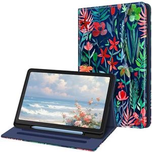 Fintie Case voor Samsung Galaxy Tab S6 Lite 10.4 Inch Tablet 2020 Release Model SM-P610 (Wi-Fi) SM-P615 (LTE) - Multi-Angle View Folio Stand Cover met Pocket, Jungle Night