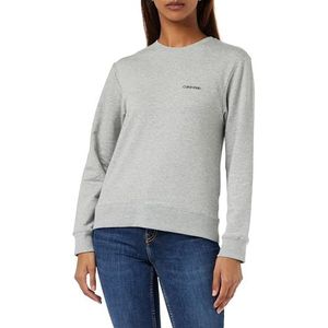 Calvin Klein Large/Small Sweatshirt Dames Truien, Grijze Heather