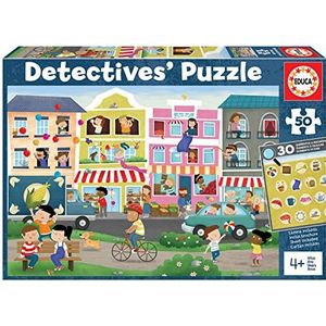 Detective puzzel 50 stukjes in de stad